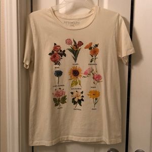 FIFTH SUN flower graphic tee